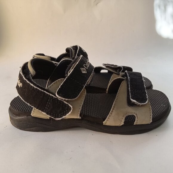 Columbia Beige Tan Sandals Adjustable Straps Hook Loop Women’s Unisex Size 7 - Picture 11 of 15